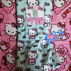 Hello Kitty Fuzzy Blanket $25