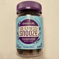 StressBalls De Stress Snooze Ashawandha 45x 2