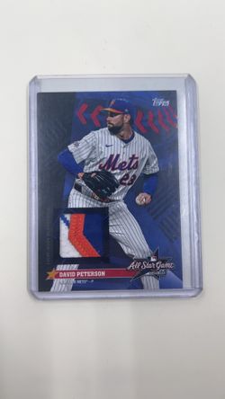 David Peterson 03/10 3 color memorabilia baseball card