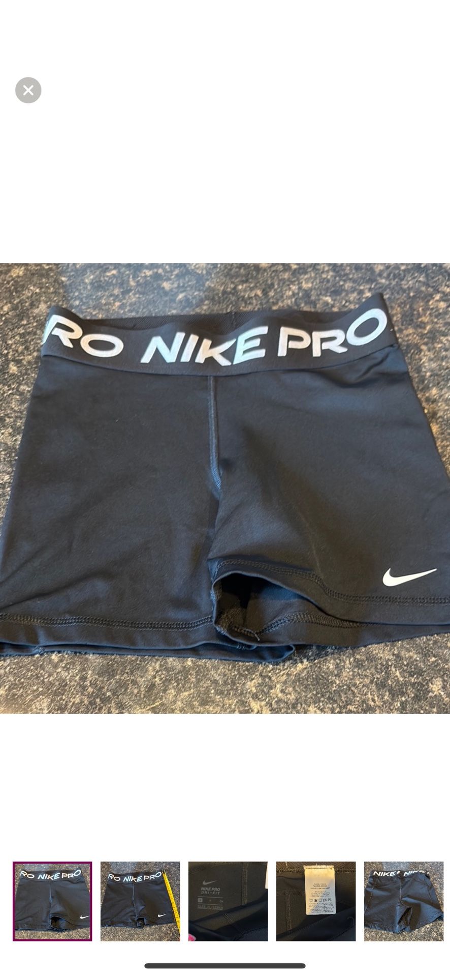 Nike Pro Shorts 3”