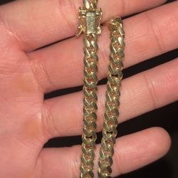 14k Cuban Bracelet 