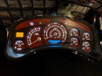 Red Escalade Cluster