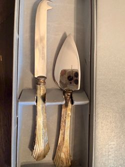 Stainless Steel Cake Knife and Server Set