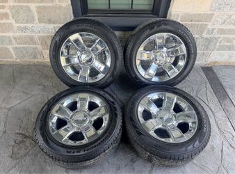20’ Silverado Tahoe Yukon Sierra Denali Suburban LTZ Wheels Tires 6 Lug
