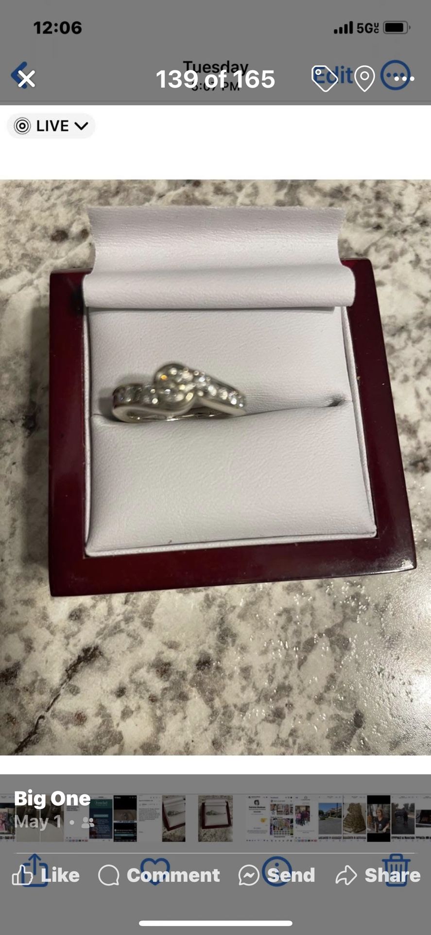 I A Woman’s 2k Diamond Ring