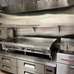 Commercial Gas Countertop Griddle 