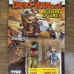 1987 Vintage Dino Riders Fang Mercury *Sealed, Rare, New*