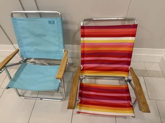 Pair of Folding Beach Chairs