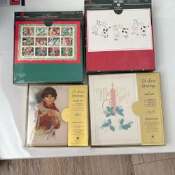 New Sealed Christmas Cards 
