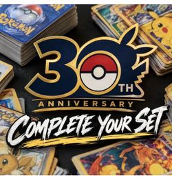 Pokémon 30th Anniversary Trading Cards