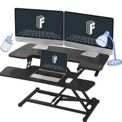 Desk- Multiple Heights, Stand Up or Sit Down