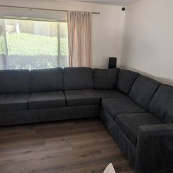 Living Spaces Sectional 125"