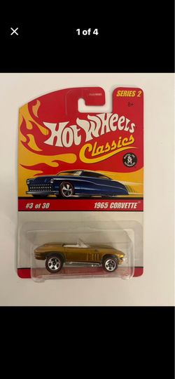 Hot Wheels Classsics Series 2 - '1965 Corvette Convertible #3/30 (Spectra Flame Gold)