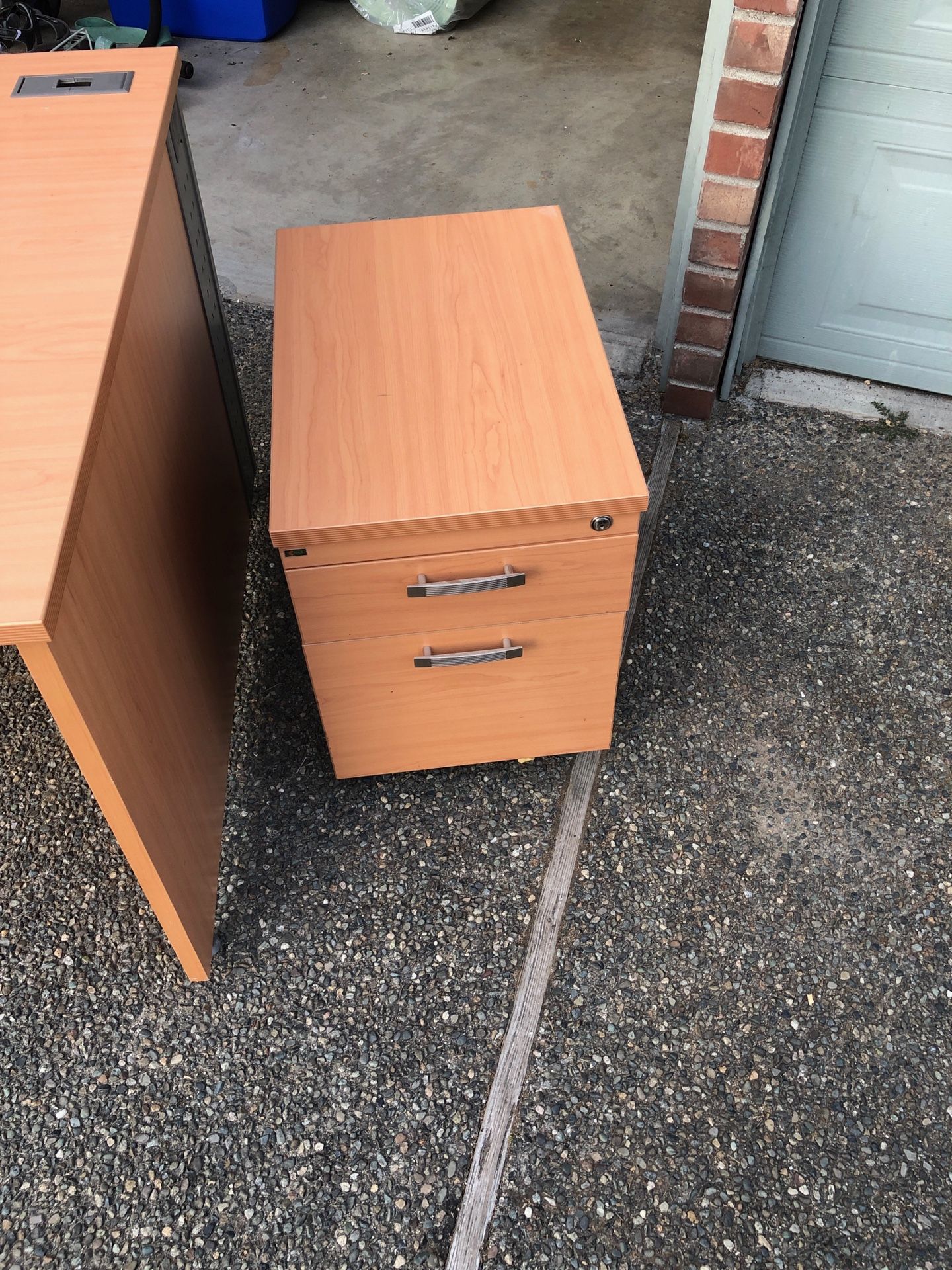 Desk and matching file for Sale in Bellevue, WA OfferUp