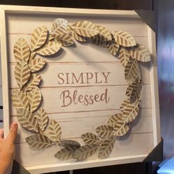 Simply Blessed Decoration