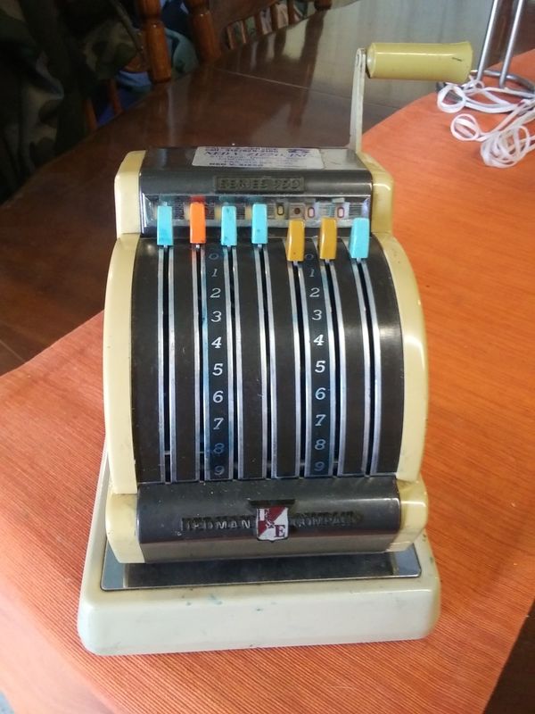 Vintage Check Writing Machine for Sale in San Antonio, TX OfferUp