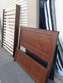 Full bed frame
