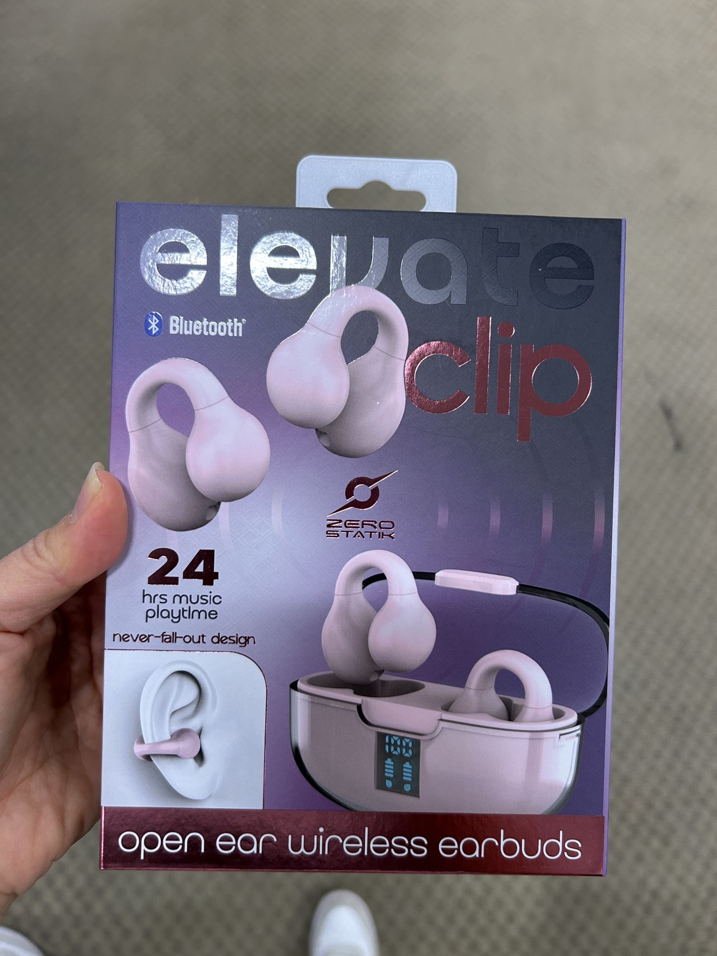 NWT Elevate Clip Bluetooth Earbuds