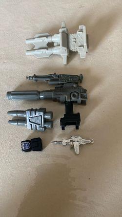 Vintage Parts Transformers 1988Double Canon / Gl 1989 Groundshaker / Gl 1985  Astrotrain Laser / Gl 1989 Graundshaker Gun Part 413A  Original Accesory