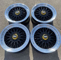 20x8.5” BBS SUPER RS STYLE Wheels 5x120 et22