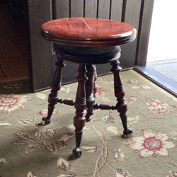 Antique Piano Stool