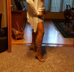 ❤️Sexy tie up your leg heels great for next summer❤️