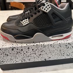 Jordan 4”s Bred Wore A Couple Of Times will Trade Them for Some Jeans Hoodie Or Sweats Or Not 170 Will Negotiate If Needed 