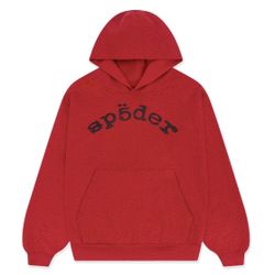 RED RHINESTONE 🕷️ HOODIE!