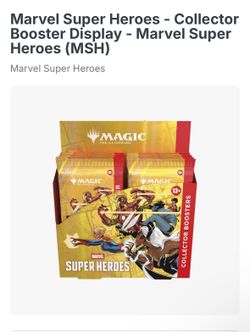 Marvel Super Heroes - Collector Booster Display - Marvel Super Heroes (MSH)