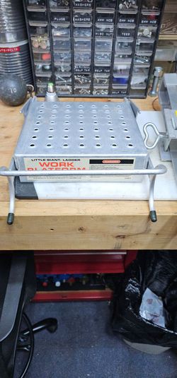 Little Giant Ladder Work Platform and Leg Leveler