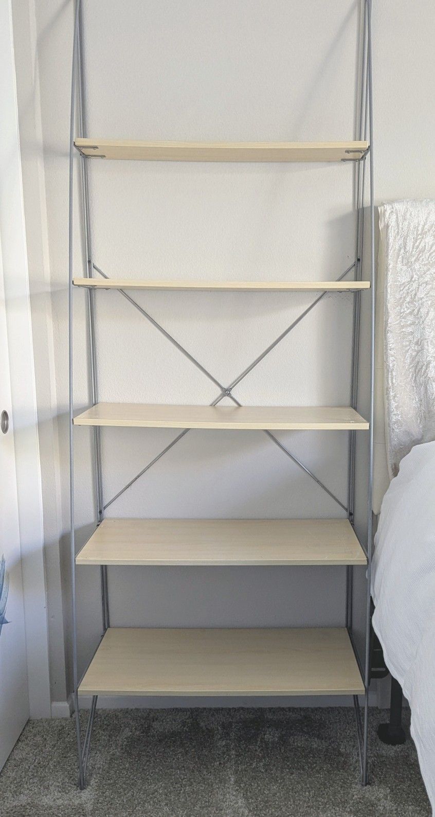 Vintage IKEA ladder shelving unit