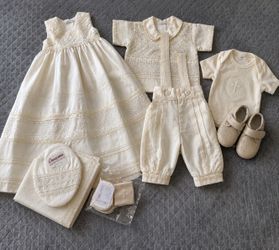 Brand New  Boys Baptism/Christening Set 12M