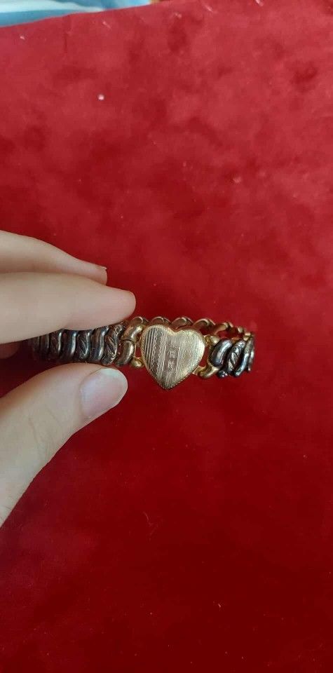 Vintage Wwii Sweetheart Bracelet Gold Filled