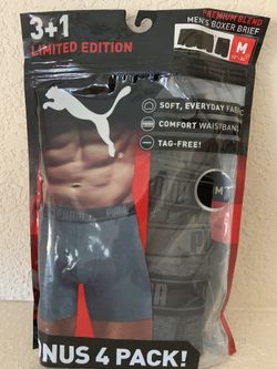 Puma underwear size medium 4 pack