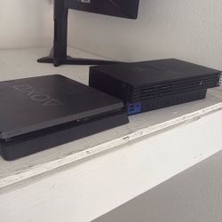 PS4, Ps2 And Monitor 