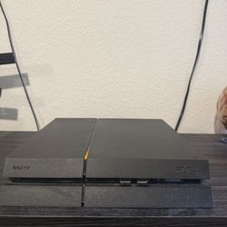 PS4 With Two Controllers 