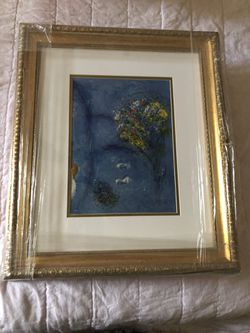 Artist Marc Chagall Framed Painting