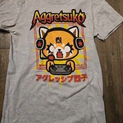 New official aggretsuko shirt xs sonic the hedgehog E3 cinnamoroll plush mcdonalds hello kitty sanrio tails knuckles movie nintendo switch sega shadow