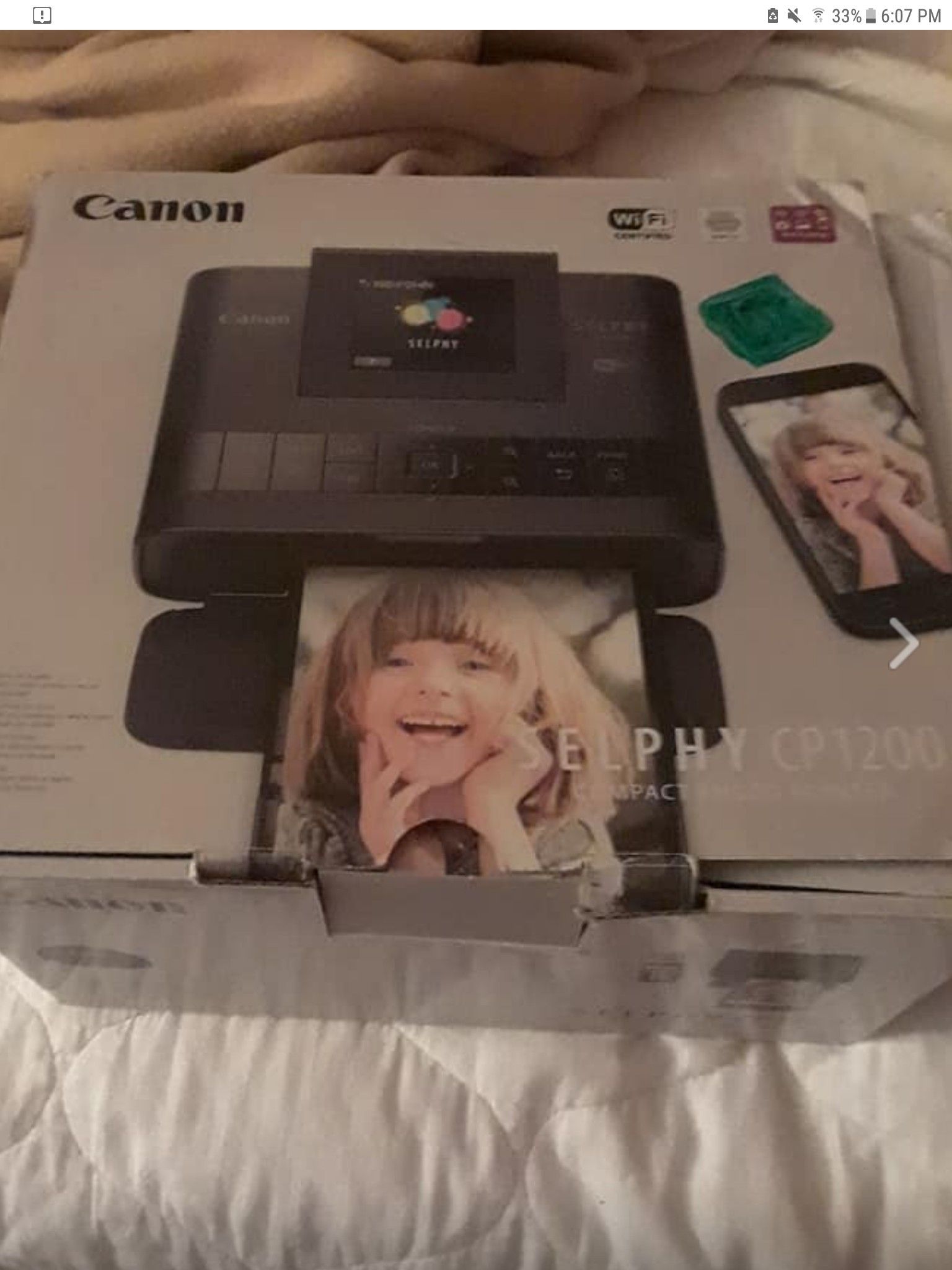 Canon SELPHY CP 1200 COMPACT PHOTO PRINTER