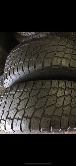 35x12.50R18 2 used tires