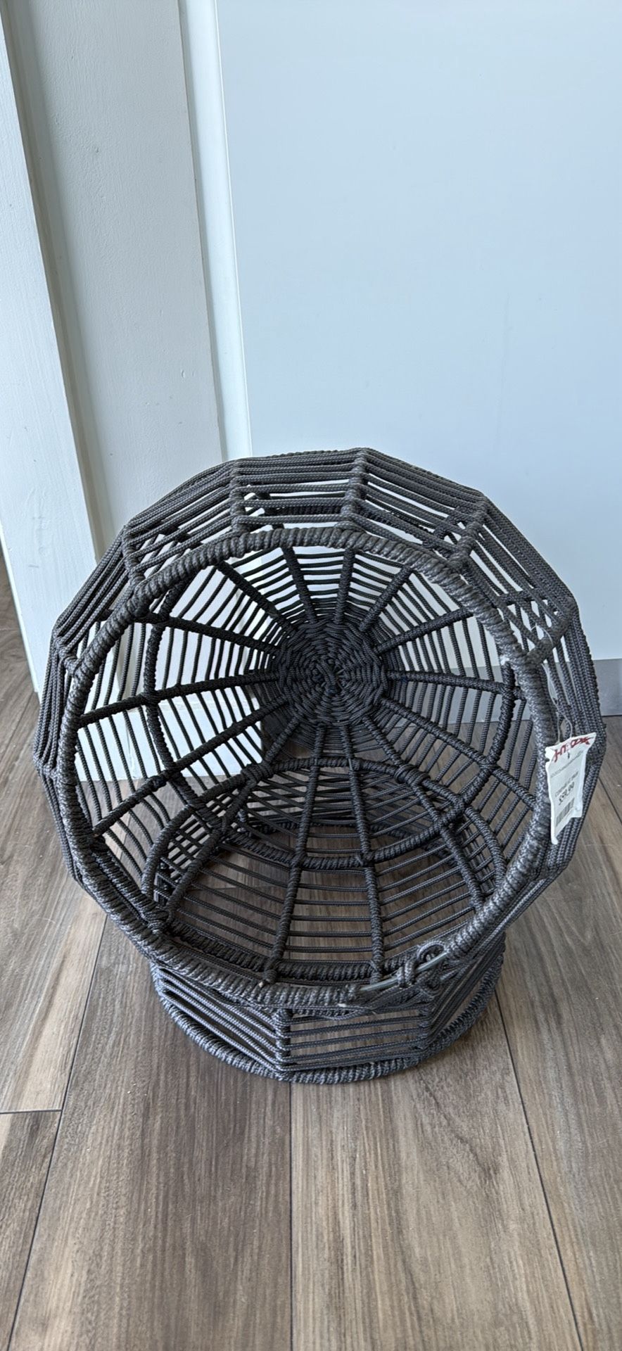 Woven Pet Bed - Gray