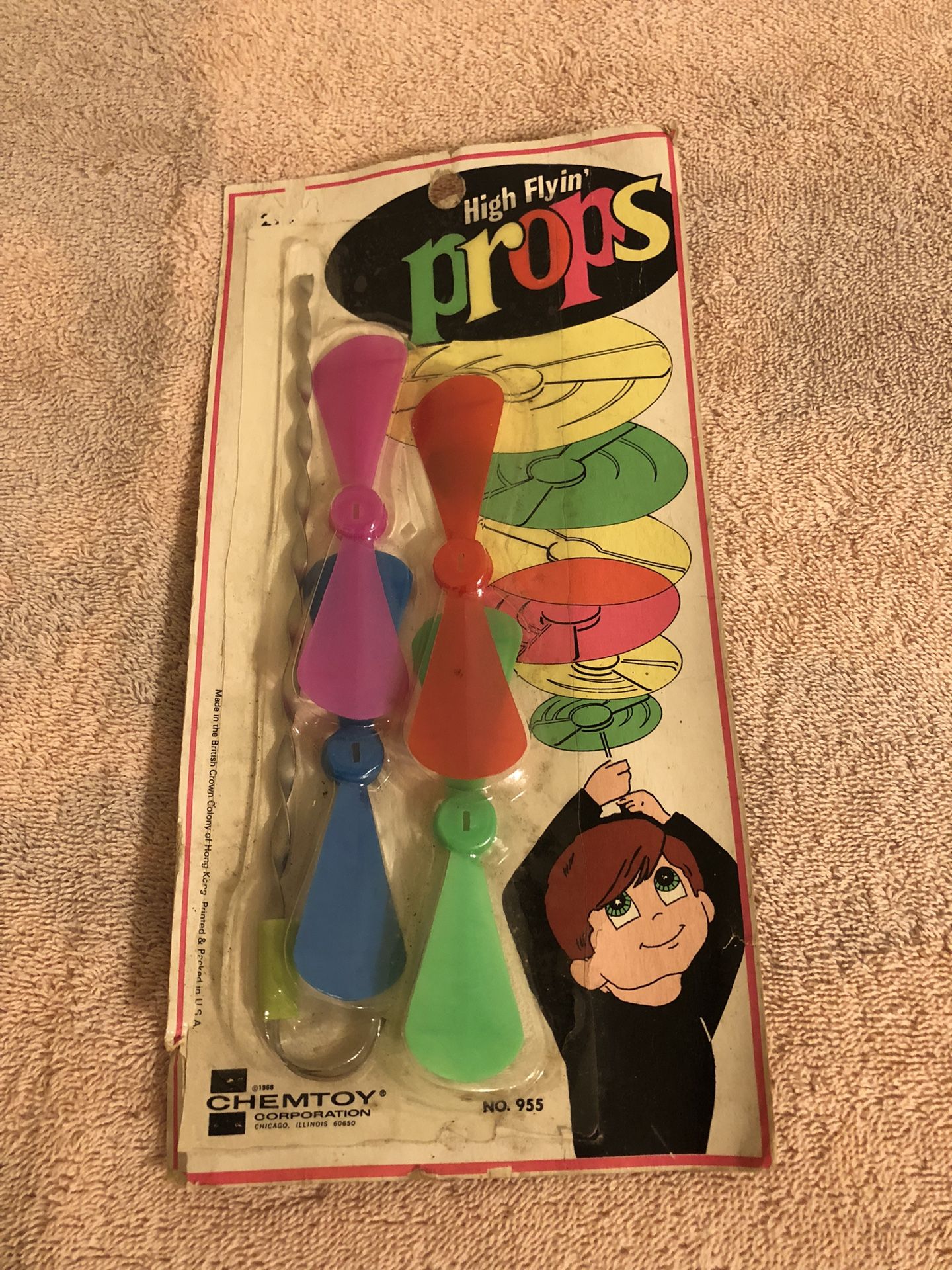 Vintage 1968 Chemtoy High Flyin’ Props #955 New Old Stock