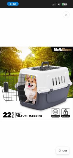 22" Pet Hard Sided Travel Carrier  208 $30