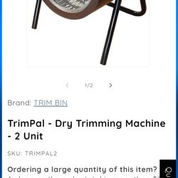 Dry bud trimmer.  Trims up to 4 lbs. at a time.