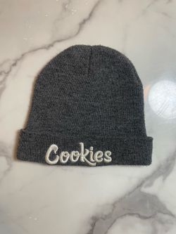Gray Cookies Beanie One Size