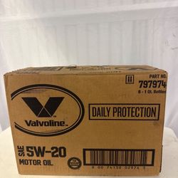 Valvoline Daily Protection Synthetic Blend Motor Oil Case Of 6 1 Qt Bottles