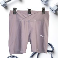 Puma Light Mauve Active Wear Athletic Shorts Women Medium