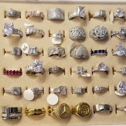 925 Italian Silver Charms Bracelet And Rings They All Different Prices