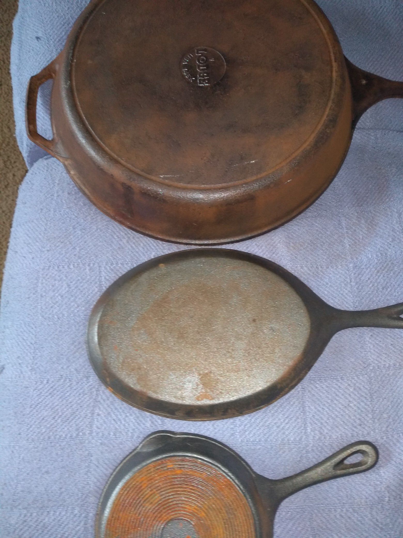 15 inch lodge skillet all 3 for $30