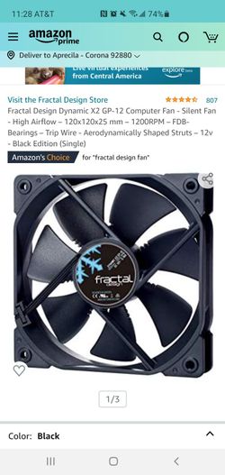 120mm Fractal Design Computer High Flow Fan
